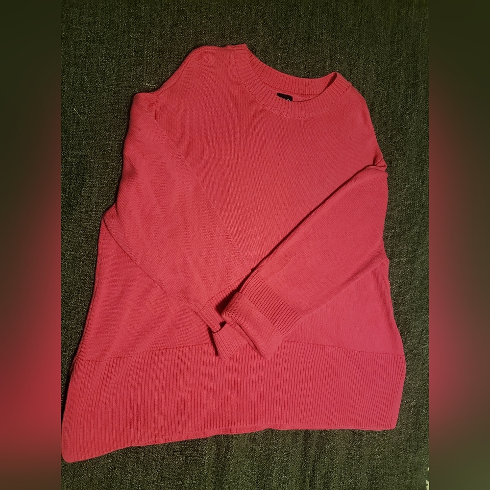 FUSCHIA Gap Tunic Sweater 100% Cotton